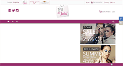 Desktop Screenshot of fildejoie.fr